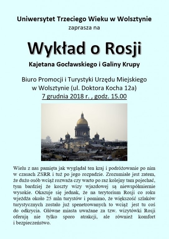 Wykad o Rosji